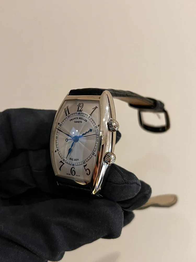 Franck Muller Cintrée Curvex Big Ben Alarm White Gold